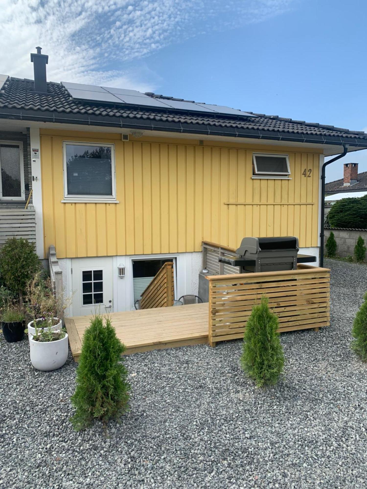 Modern Apartment With Pool & Sauna Porsgrunn Kültér fotó